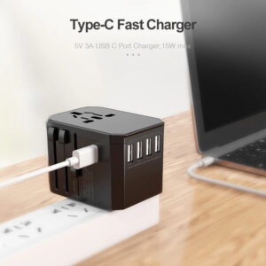 JY-305A ( Grey ) 5.6A 28W Plug Adapter