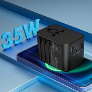 JY-307( Black ) 35.5W Travel Plug Adapter