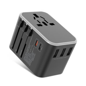 JY-307( Silver ) 35.5W Travel Plug Adapter