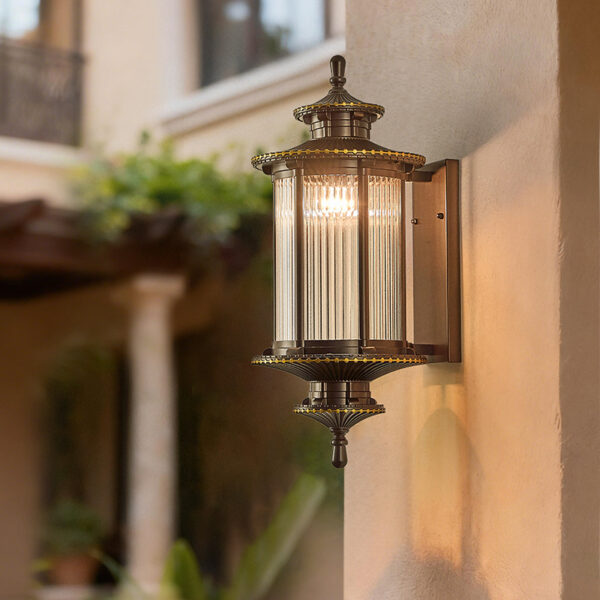 Vintage Outdoor Waterproof Wall Lamp for Garden and Villa Gate