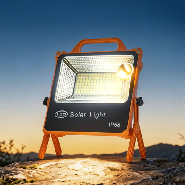 Solar Rechargeable Handheld Emergency LED Flood Light