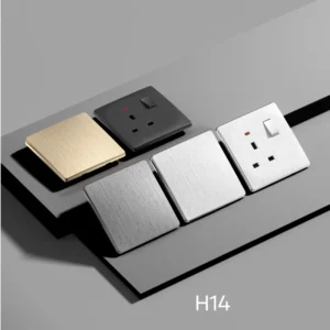 New Design 4 Gang 2 Way Smart Life Touch Panel Waterproof Wall Switches Brushed PC Panel Luxury Modern Push Button Max Voltage
