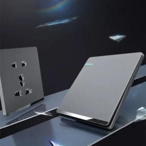 Arc Design PC Ultra-thin Rounded Border Wall Switch Hotel 4 Gang 3-Way Smart Life Acrylic Decorative Strip