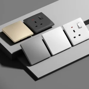 White Grey EU Standard Plastic Wall Socket with Type A+C 13A Quick Charge Plug USB Charger UK Switch Power Outlet