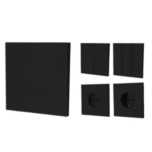 Smart Life Touch Panel Double Layer Slim Wall Switches and Sockets with Durable Design