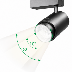 Commercial COB LED Track Light Dimmable Spotlight 12/20/30W  Adjustable Ceiling Lamp for Supermarket Shop Retail Store Lighting
