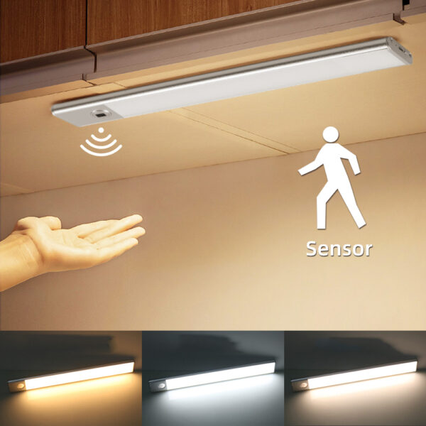 Motion Sensor 5V Furniture Showcase Drawer Lamp Under Led Cabinet Light Home Kitchen Lighting