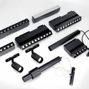 New Design Tuya App Smart Led Track Magnet Lights 48v Magnetic Track Light Linear Cob Spotlight Rail Lighting