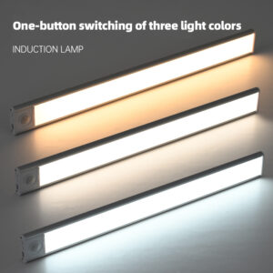 USB Rechargeable Magnetic Motion Sensor Night Lamp Warodrobe Lighting Under Kitchen Cabinets Light Wireless Led Cabinet Lights