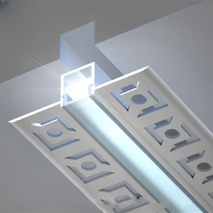 Aluminium Profile for Led Lighting Strip 1m 2m 3m Embedded Linear Strip Light Concealed Led Aluminum Profile Channel