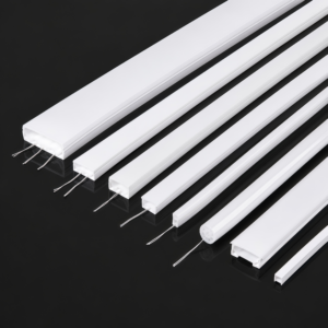 Customized Flexible Silicone Led Profile Channel White IP67 Recessed Neon Silicone Tube for Led Strip