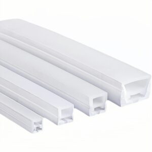 Durable Bendable LED Silicone Profile Recessed IP67 Waterproof Flexible Neon Silicone Tube for LED Strip Light