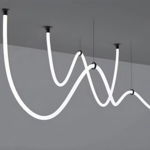 Customizable 24v Neon Led Flexible Profile Strips Lights Ceiling-Mounted 360 Degree Weave Silicone Linear Light