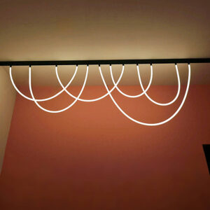 Flexible 360° Full Surround Lighting LED Neon Round Tube 12v 24v 22mm Weave Silicon Neon Strip Lights for DIY Decoration
