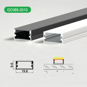 ShenZhen Manufacturer Gutter in Aluminum Led Strip 1m Aluminum Profile Channel Ceiling Drywall Aluminum Led Profile