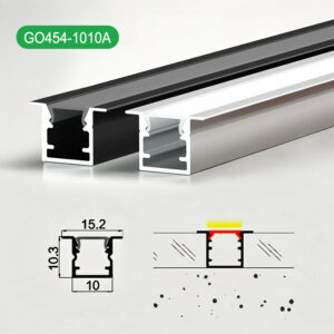 High Quality 1M 2M 3M Extrusion Housing Channel Recessed Surface Mounted Pure Aluminium Profile Led Strip Lights