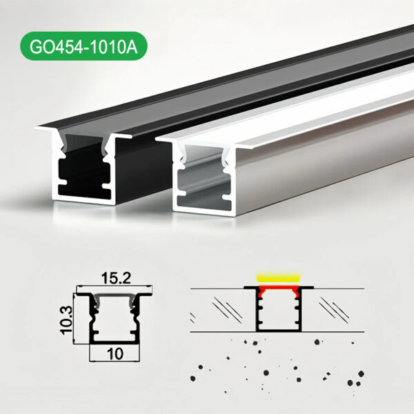 High Quality 1M 2M 3M Extrusion Housing Channel Recessed Surface Mounted Pure Aluminium Profile Led Strip Lights