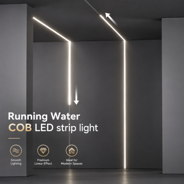 Running Water COB LED Strip Light Smart RGB Dynamic Chasing LED Tape Addressable Color Changing Flexible Lighting