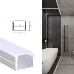 Direct Sale 10*10 MM Linear Light Led Aluminum Extrusion Profiles Led Strip Light Aluminum Profile Channel with Diffuser