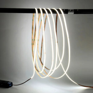 Cob 220V CCT Led Strip Light 2700K-6500K Dimmable Cuttable Flexible Tape Cct Led Strips 30m No Drop