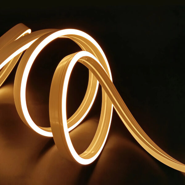 Factory 110V 220V Flexible Silicone Tube LED Neon Light Strip 12V 24V IP67 Waterproof for Decorative