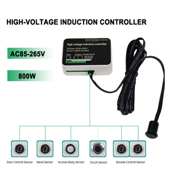 Wholesale 220V Smart Touch Sensor/Hand Sensor/Door Control Switch 800W Indoor Motion Sensor Light Switch
