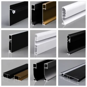 Modern LED Aluminum Skirting Board Linear Aluminum Led Profile Light for Baseboard Wall Lighting