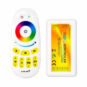 Wholesale RGBW LED Strip Controller 2.4G RF Wireless Touch Dimmer Switch 20m Control Range for 12V 24V LED Lighting System