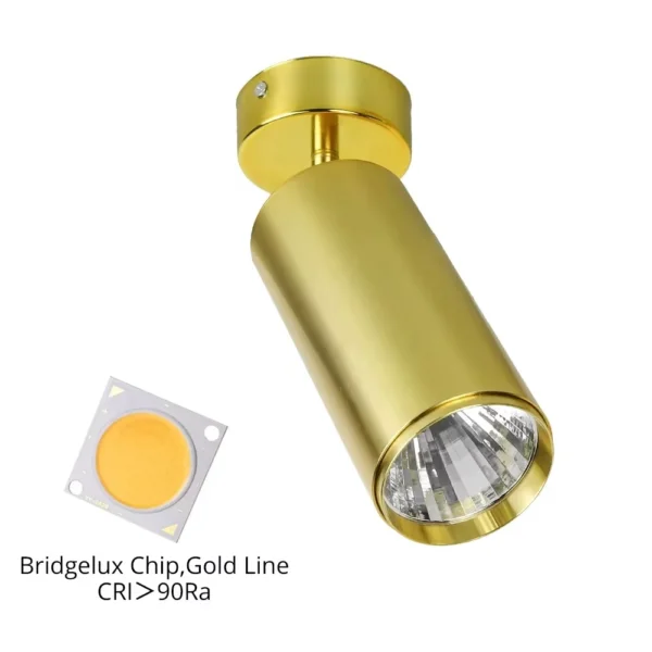 15W 25W COB LED Track Light Adjustable Spotlight Aluminum Lighting Fixture for Retail Store Commercial Lighting