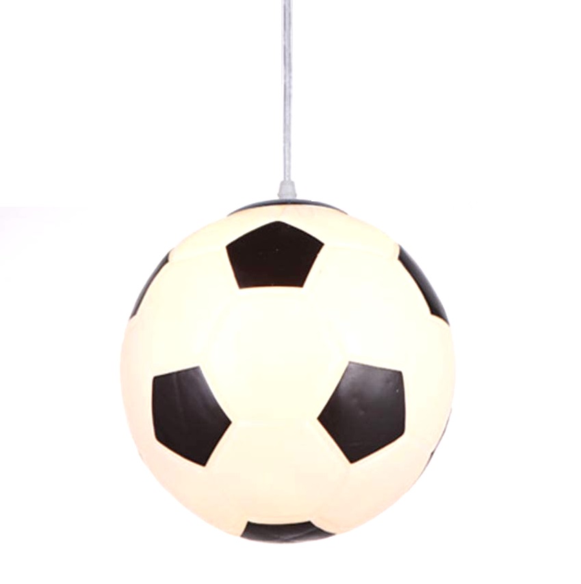 Creative Children's Room Ceiling Lamp Fixture Boys Bedroom Football Hanging Lamp
