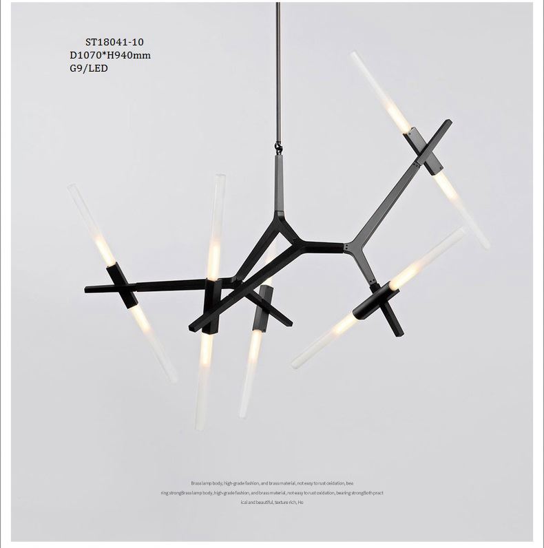 Wholesale Elegant Antler Wrought Iron Chrome Chandelier for Farmhouse