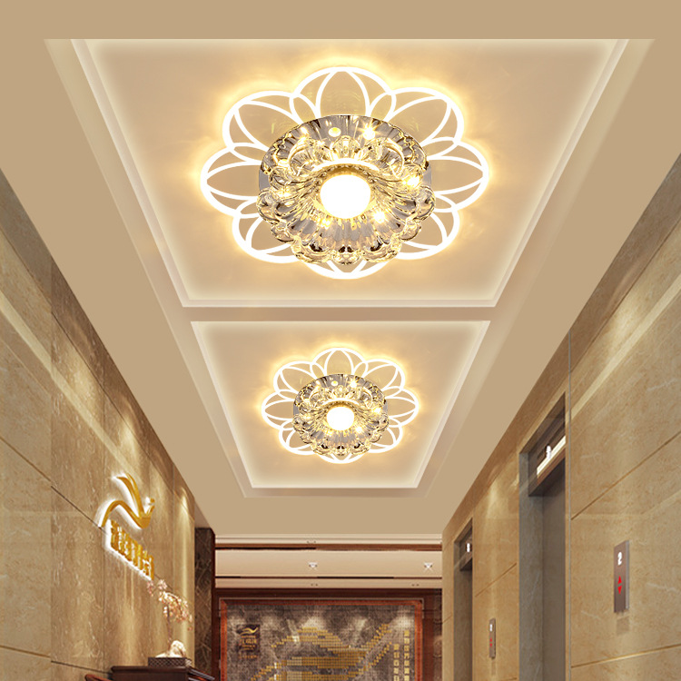 5W Crystal LED Ceiling Light Fixture Pendant Lamp Lighting Chandelier New