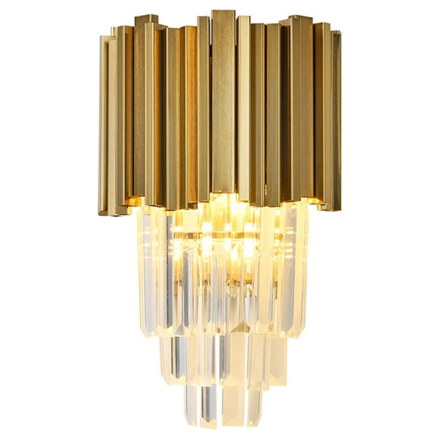 Cylinder Crystal slip Wall Lamp