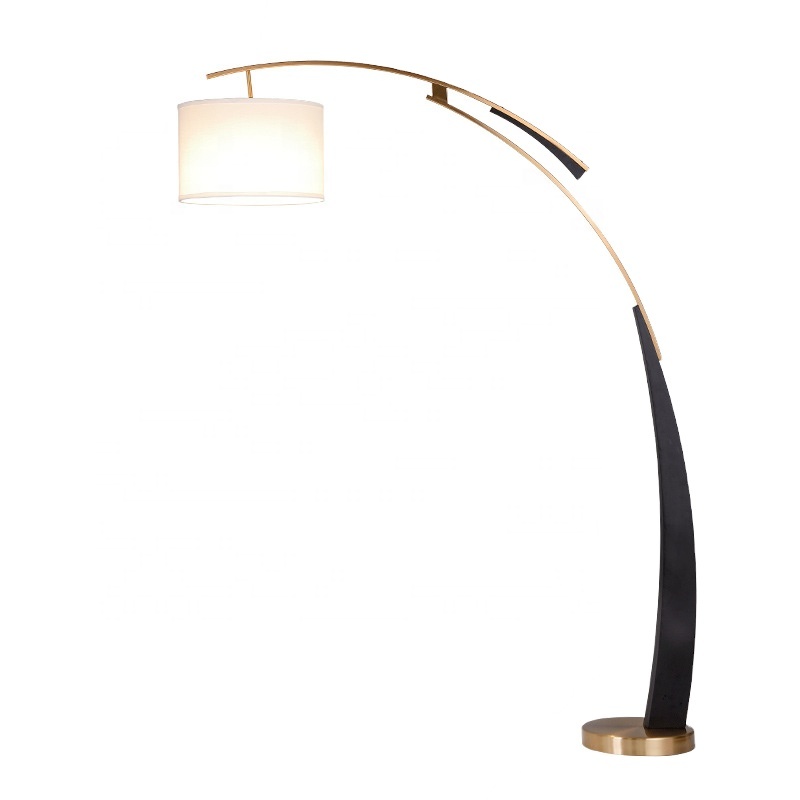 Online Customization Modern Art Mid Century Bent Over Fishing Bent Arc Floor Lamp Light