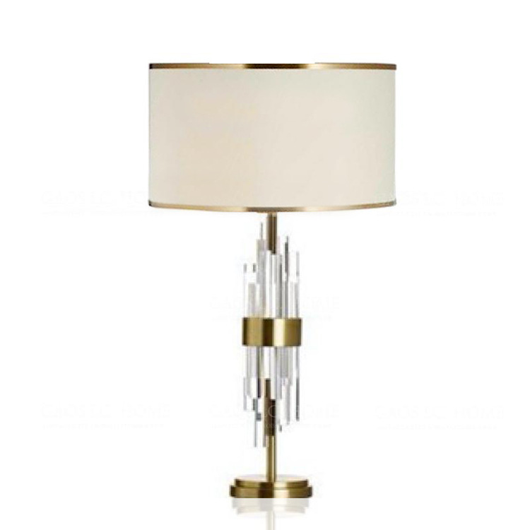 Online Customization Bedside Lamp in the Wall Crystal and Brass Table Lamps