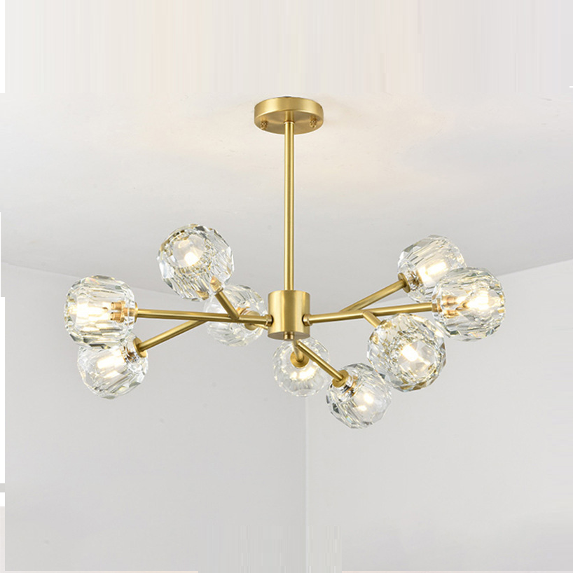 9 Arms Ball Chandelier