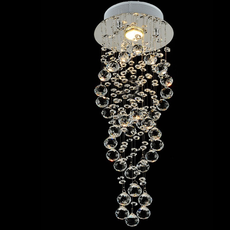 Crystal Chandelier Lighting K9 Spiral Crystal Ceiling Lights Chandeliers