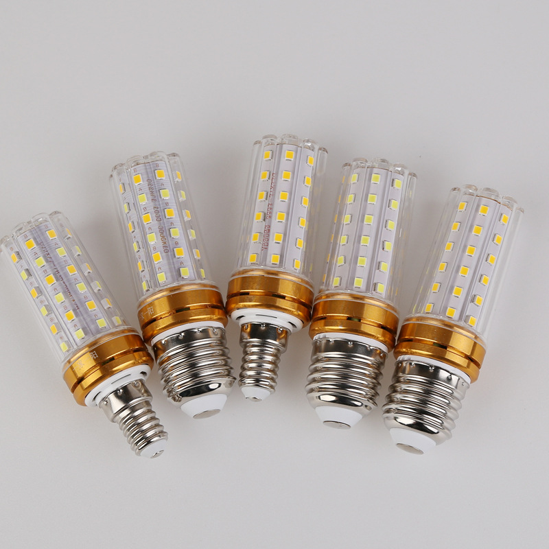 AC110/220V E14 Bright 12W 14W 18W E26 E27 LED Corn Bulb Energy Saving Lamp Light Bulbs