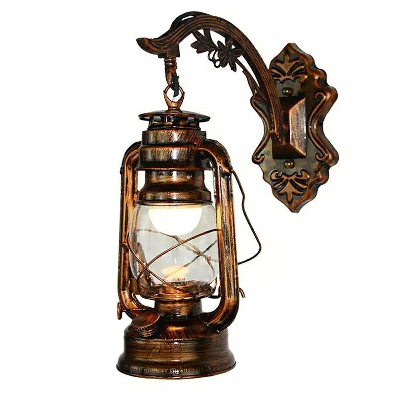 Vintage LED Wall Lamp Retro Wall Light Barn Lantern