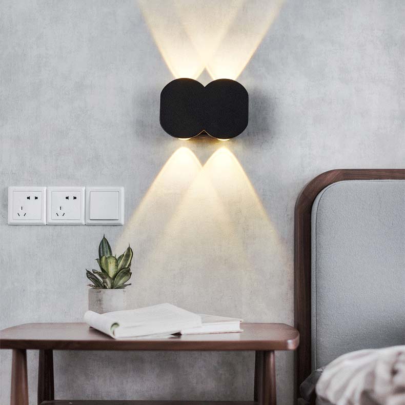 Modern Led Wall Light up Down Lighting Fixture Mount Indoor Outdoor Home Room Bedroom Hotel Lighting Decoration