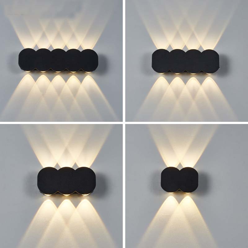 Modern Indoor Bedside up and Down Hotel Room Led Lighting Outdoor Waterproof Ip65 Wall Lights Lamps