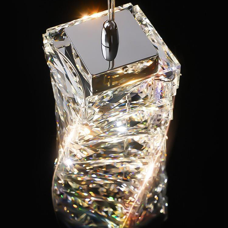 Vintage Chandelier Lamps Hanging Pendant Lamps Creative Crystal Dining Pendant Lighting