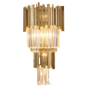 Modern Crystal Wall Light Indoor, K9 Crystal LED Contemporary Style Lighting Wall Light