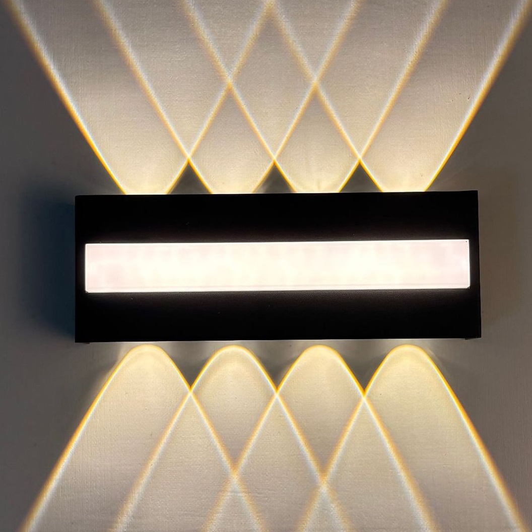 Modern up and Down Luminous Outdoor Doorplate Double-headed Led Household Wall Lamp