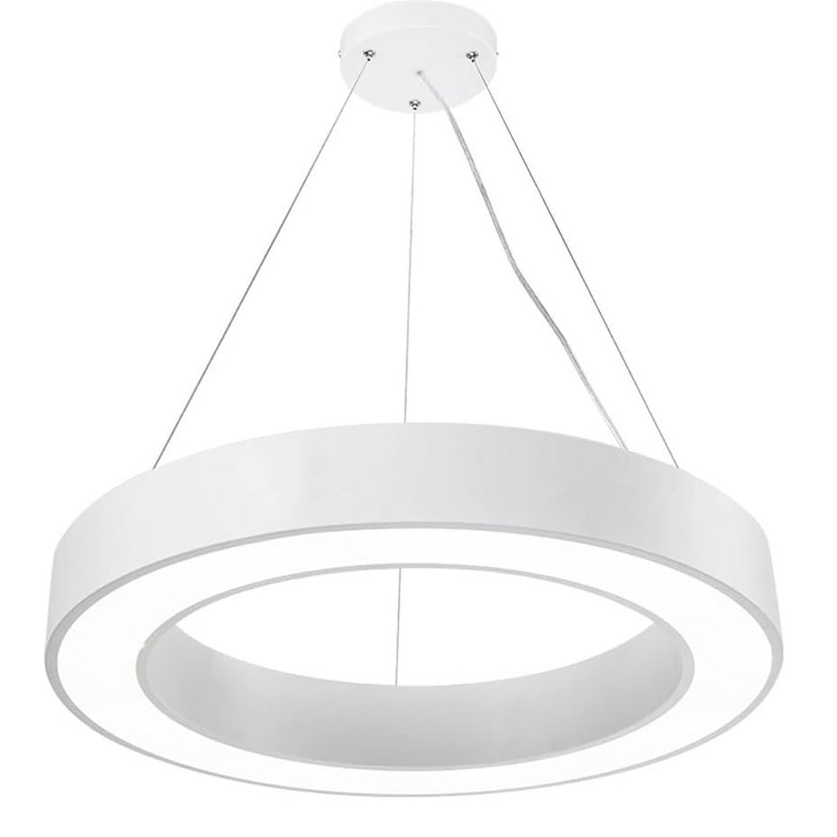 Modern Simple Creative Geometry Round Shaped Suspension Hanging Lamp for Office Bedroom Living Room