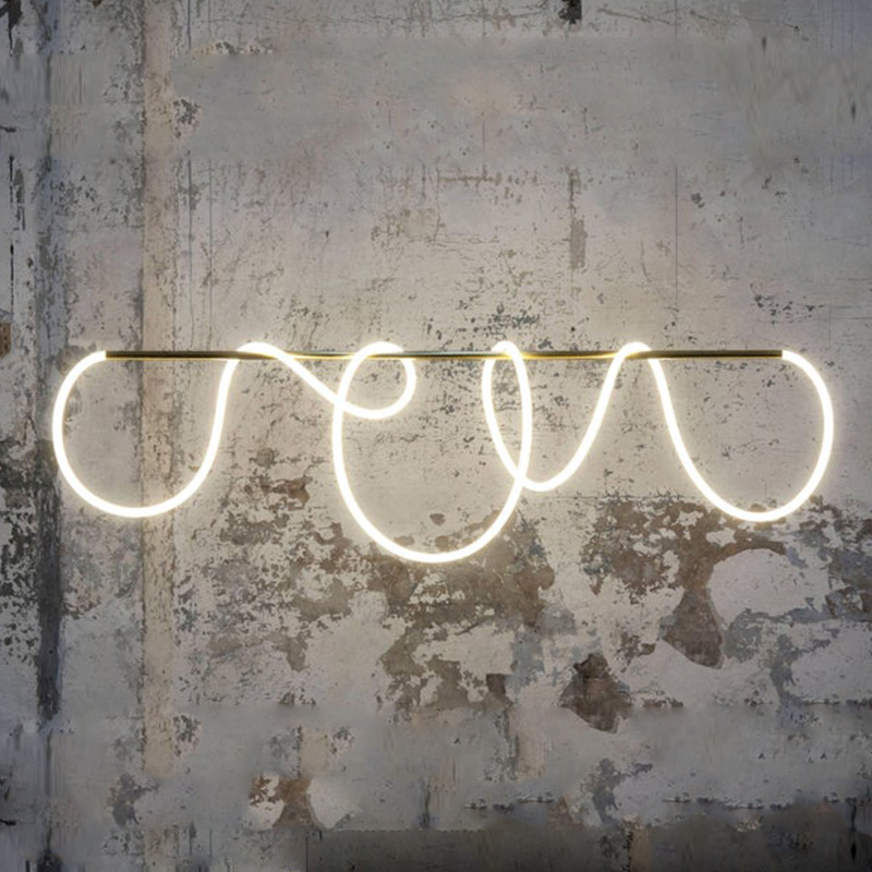 Modern Style Packing Modern Flux Ring Chandelier for Living Room Silicone Acrylic Soft Rubber Plastic Lamp Decorative Lighting