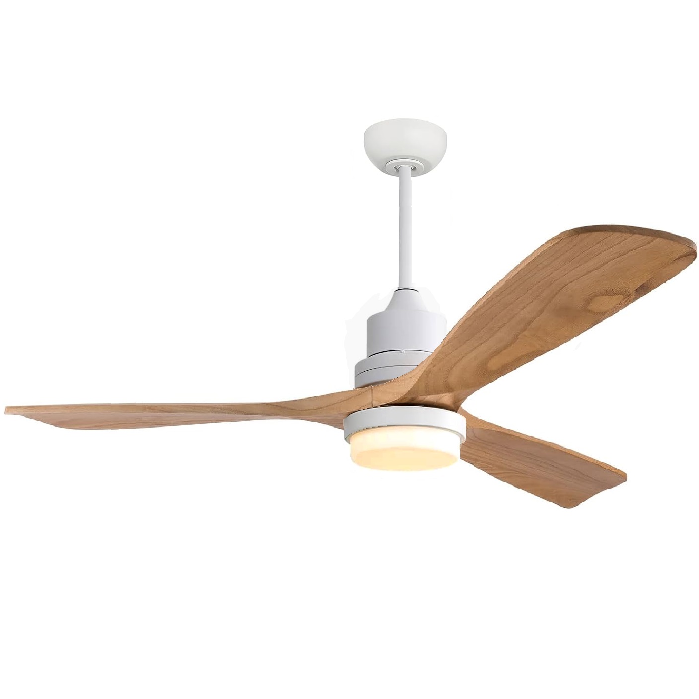 Nordic Modern Dinning Room Bedroom Living Room Restaurant Solid Wood Ceiling Fan Lamp