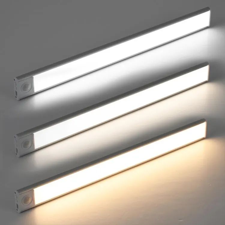 Spot Goods Led Motion Sensor Cabinet Light Led Wardrobe Closet Light Kitchen Bedroom Motion Sensor 30 cm Under Cabinet Lighting