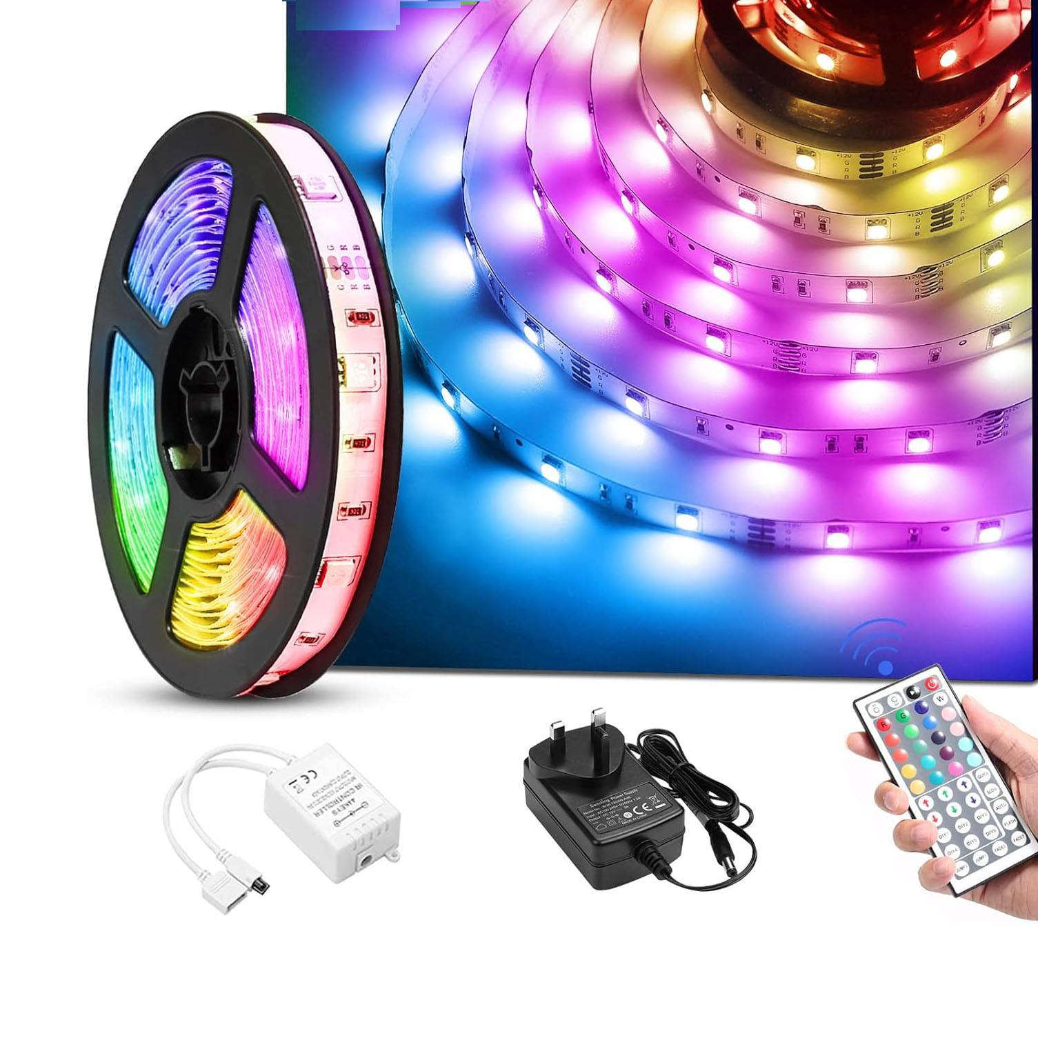 Spot Goods 3535 Led Strip Lights SMD 5050 Snake Lucse Flexible 5 10 Meter Smart RGB RG BIC Colorful Led Strip Lights