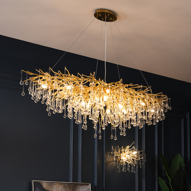 Pendant Interior Luxury Flush Smart Chandelier Hotel Farmhouse Ring Hanging Kitchens Mount Luster Lighting